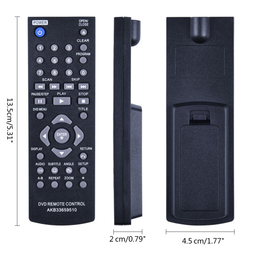 Universal Replacement Remote AKB33659510 for  DVD Player DVX390 DP122 DVX440 2