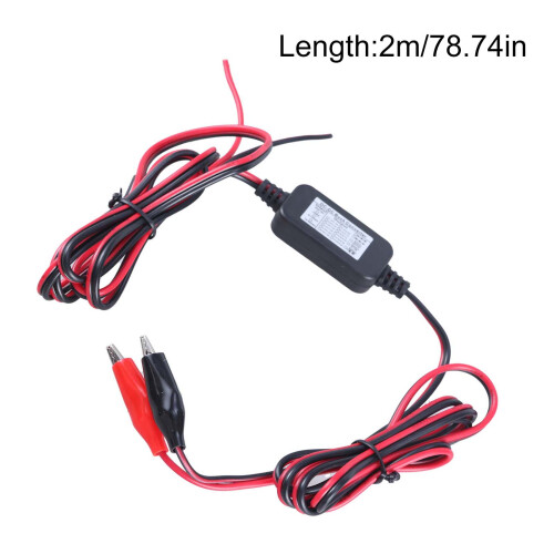 9V-30V to 7.5V 1A Clip Cable Step Down Power Adapter Cord Efficient Power 2