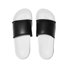 (11 UK-12 UK, White) TriDri Unisex Adult Plain Sliders