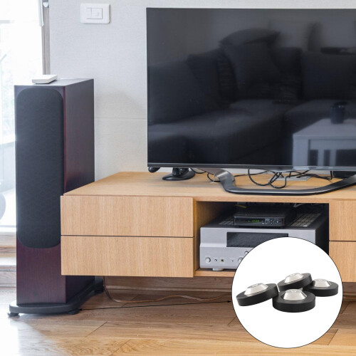 Sound Experiences with 4Pcs Speakers Isolation Feet Pad Base 1