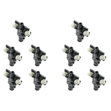 10X Scheinwerfer Wasser Sprüh DüSen Wasch Anlage Jet Verbinder Adapter Halter für