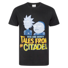 (L, Black) Rick And Morty Mens Tales From The Citadel T-Shirt