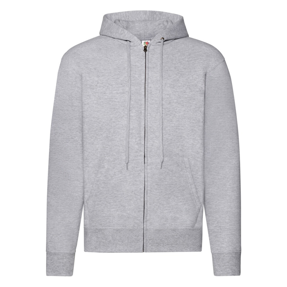 Fruit Of The Loom (3Xl, Heather Grey) Mens Classic Heather Zipped Hoodie