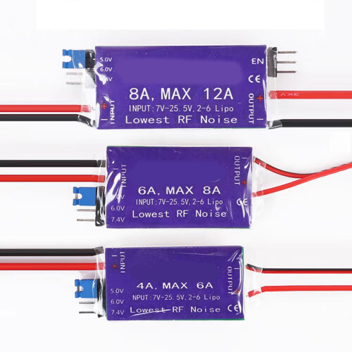 Model Power Module with UBEC Design for Receiver Supply and Wiring 8A