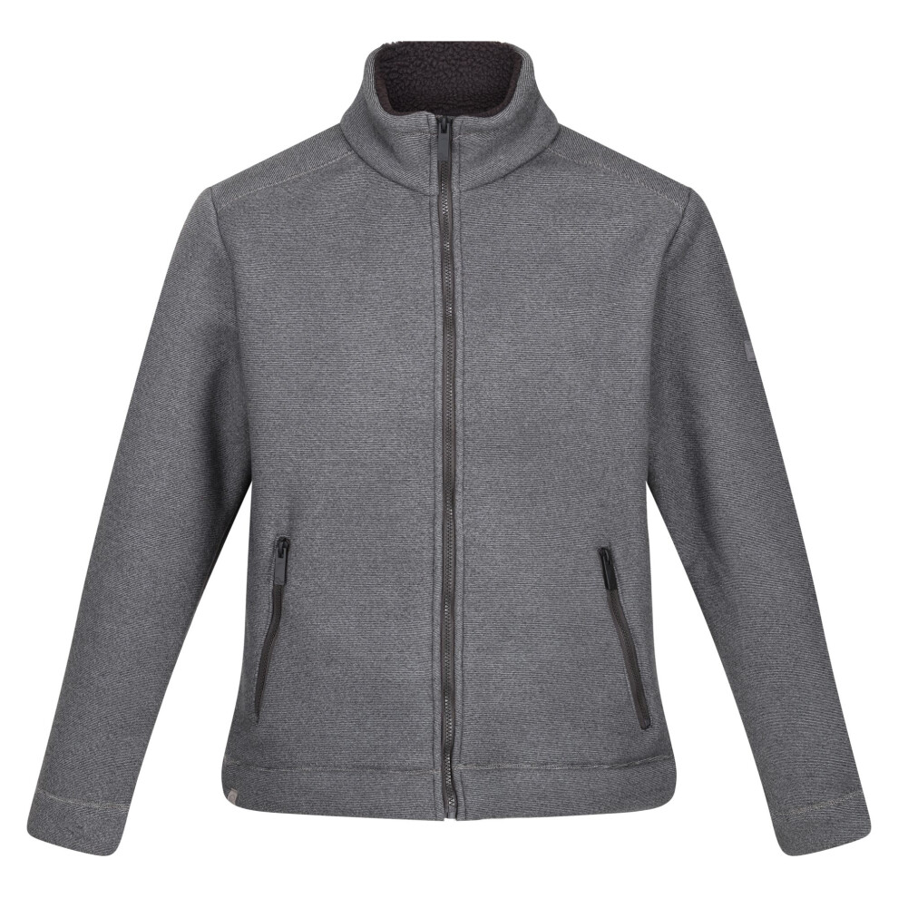 Regatta (4Xl, Storm Grey/Black) Mens Garrian Ii Full Zip Fleece Jacket