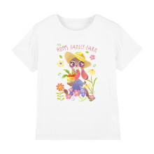 (5-6 Years, White) Zootropolis Girls Judy Hopps Wildflower Garden T-Shirt