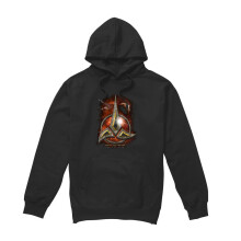 (S, Black) Star Trek Mens Klingon Crest Hoodie