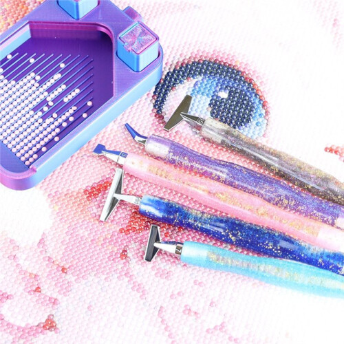 Metal Diamond Art Pen with Large Tip, Multi for  Thin Tip for Diamond Painting Tools and Accessories 1