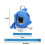For  Paradise Adjustable Strap Electronic Pet Bag Shockproof Soft-Lining Lanyard Protective Case Anti-Fall 6
