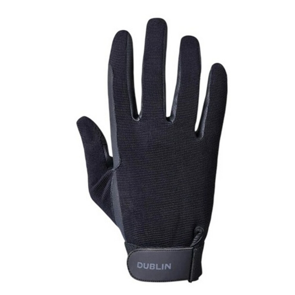 Dublin (6, Black) Unisex Adult All Season Ii Riding Gloves