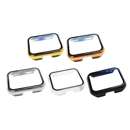 For RealmeWatch 2 Pro Protector Cover Scratchresist Screen One-piece Film+Shell Rose Gold 1