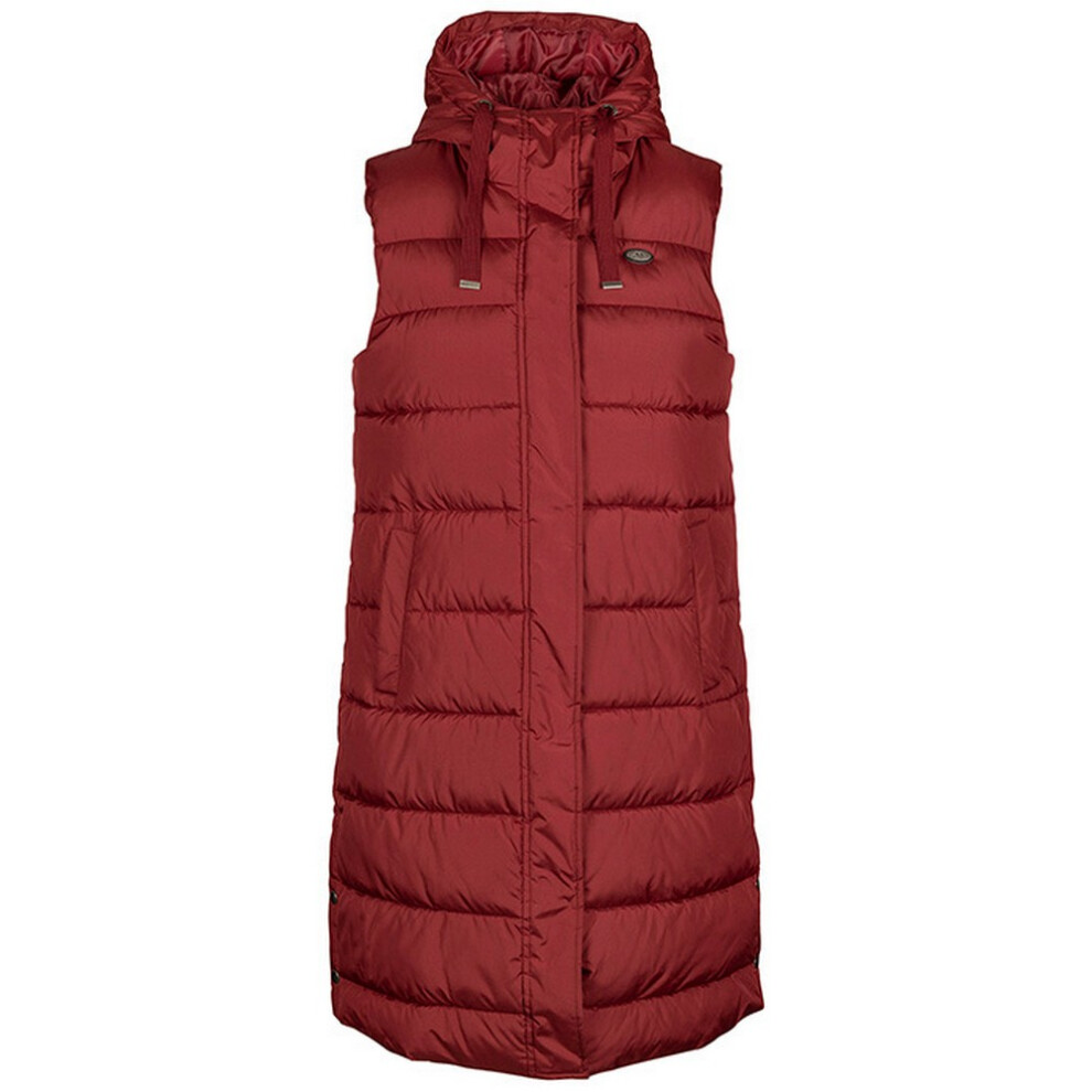 Trespass (Xxs, Dark Cherry) Womens/Ladies Leona Quilted Gilet