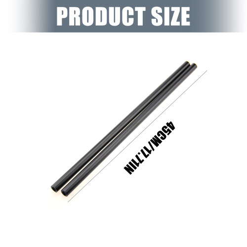 15mm Camera Tube Pair 45cm Black for Accessory Mount Placement Mounting 2