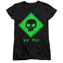 (L, Black) Toy Story Womens/Ladies Sid's Toys Logo Fitted T-Shirt