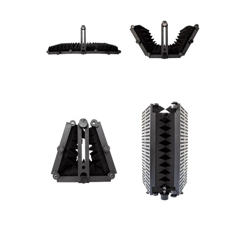 Microphone Isolation Shield Filter Vocal Recording Foam Set Plastic Made Board