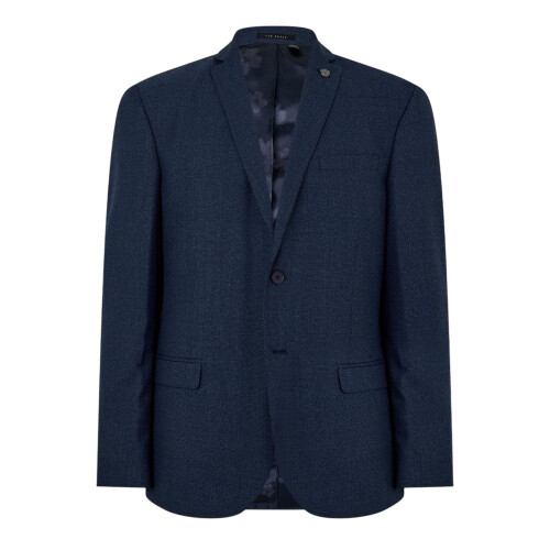 Ted Baker (36 in, Navy) Ted Baker Mens Flecked Suit Jacket