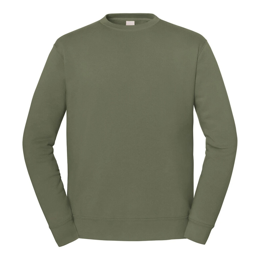 Fruit Of The Loom (L, Classic Olive) Mens Iconic Premium Set-In Sweatshirt