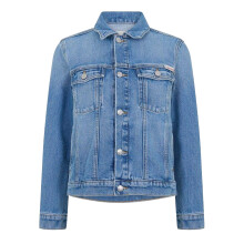 (14 Years, Blue) Calvin Klein Childrens/Kids Woven Cuffed Trucker Jacket