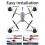 4/8Piece Folding Propeller Quick Release Propellers for Air 3 Drones Accessories 2 3