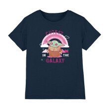 (3-4 Years, Navy) Star Wars Childrens/Kids Cutest In The Galaxy Grogu T-Shirt