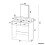 ELEGANT (Dressing Table Only) Elegant White Dressing Table with Mirror, Makeup Vanity Desk with Storage Compartments & 2 Drawers, Compact Design 5
