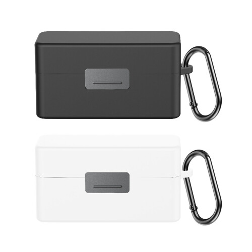 Wireless Mic Charging Box Microphones Protective Case for Mic 2 Silicone Soft White 1