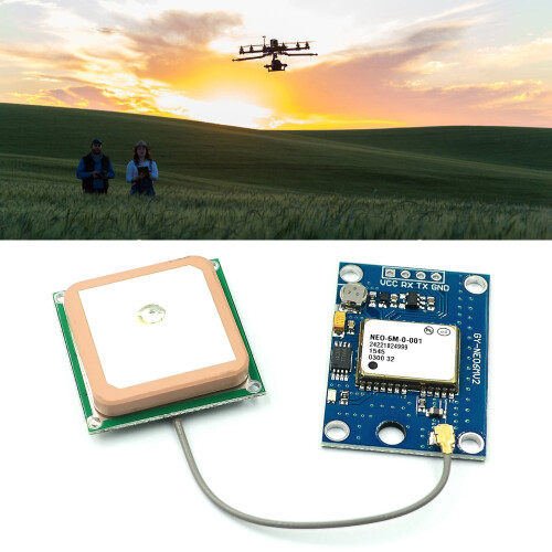 DC3V~5V GY-NEO6MV2 NEO6M Positioning Module Board with Active Ceramic Antenna 1