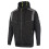 Lee Cooper (L, Black) Lee Cooper Mens Reflective Hooded Jacket 1