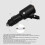 Car Cigarettes Lighter Plug to Double DC5521 Power Cable with Switching Button 1
