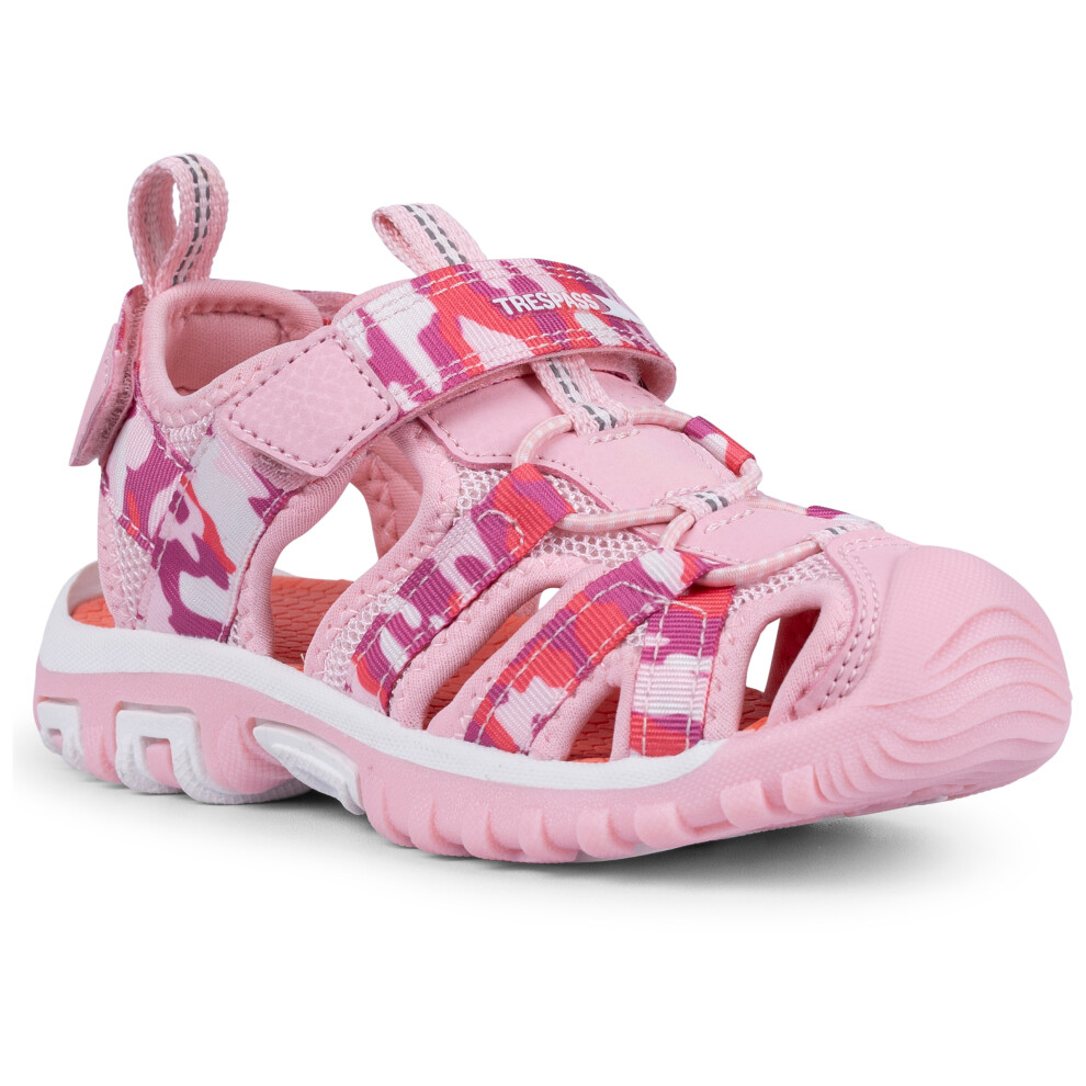 Trespass (31, Pink) Kids Closed Toe Beach Sandal - Jaime