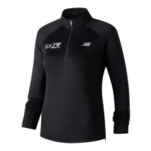 (12 UK, Black) New Balance Womens/Ladies Lettering Athletic Running Top