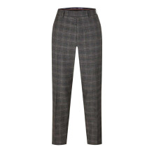 (44R, Grey) Ted Baker Mens Plaid Straight Trousers