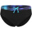 Speedo (28R, Black) Speedo Mens Placement Swim Briefs 1