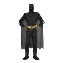 (XL, Black) Batman Mens Deluxe Costume