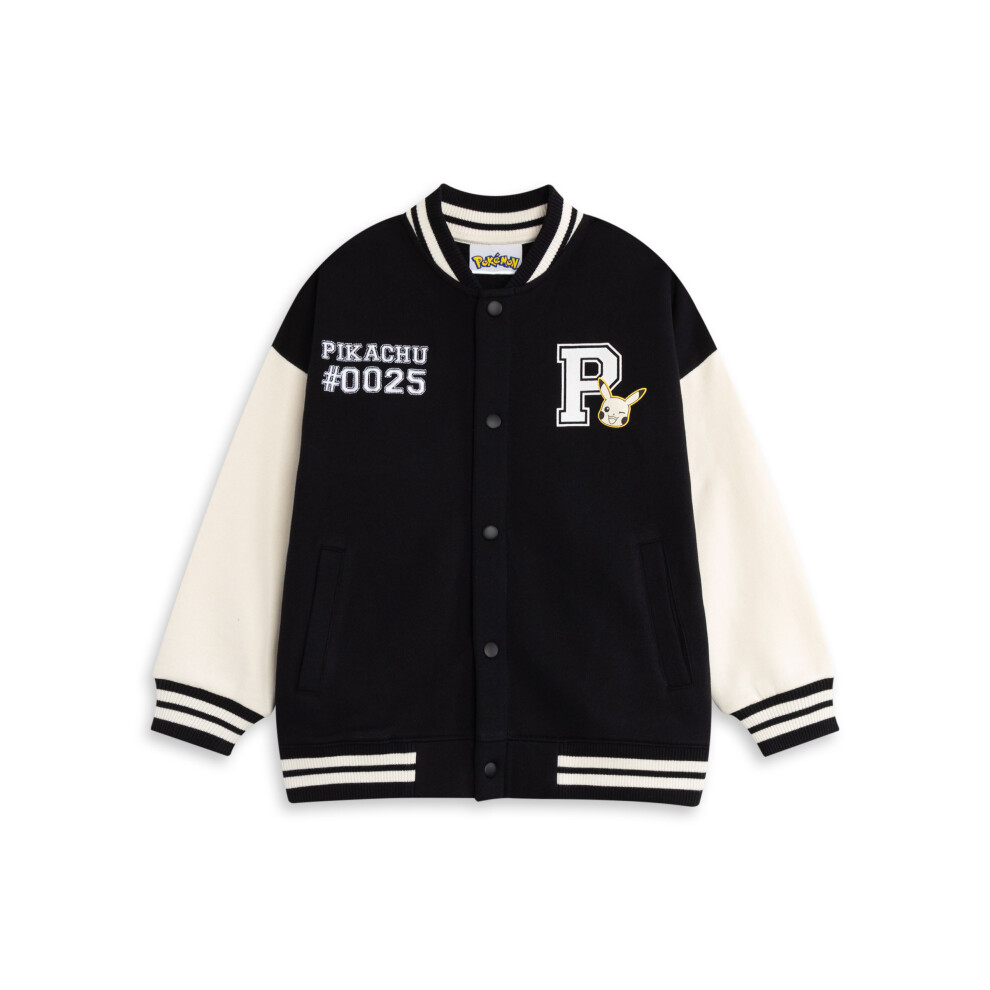 Pokémon (4-5 Years) Pokemon Varsity Jacket (Boys Black)