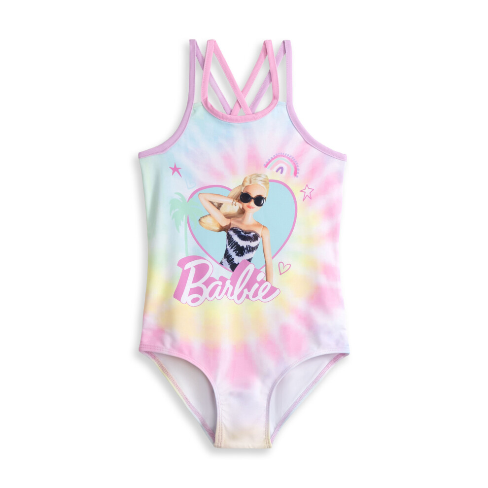 Photos - Swimwear Barbie (10-11 Years)  1 Piece Swimming Costume  (Girls Multicoloured)