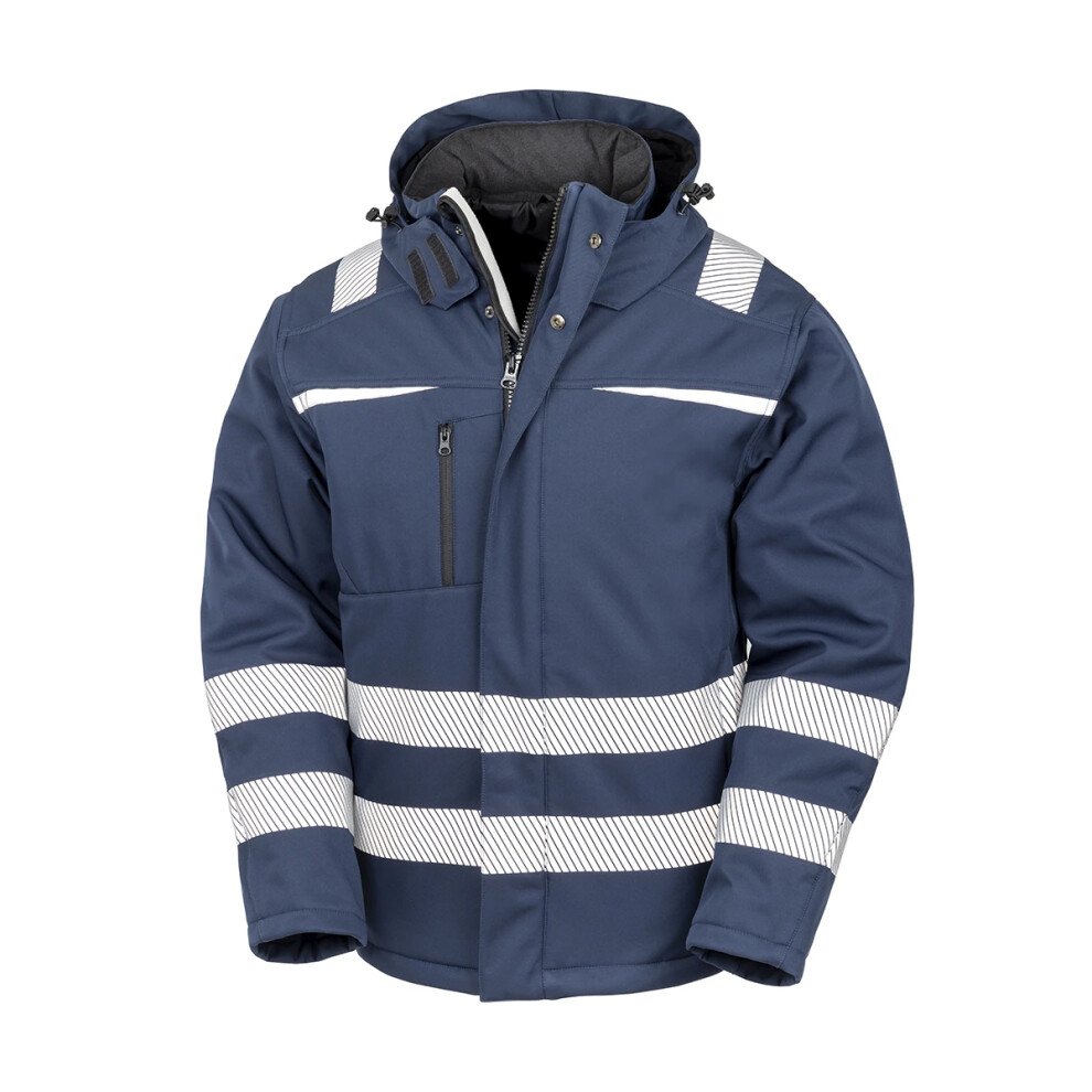 Result (Xl, Navy) Unisex Adult Safe-Guard Dynamic Soft Shell Jacket
