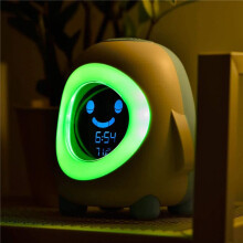 2X Kids Alarm Clock, Alarm Clock for Kids, Ready to Wake Sleep Trainer, Colorful Night Light, Nap Timer