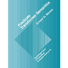 Predicate Transformer Semantics by Ernest G. Manes Paperback Book