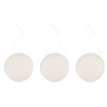 3X Konjac Konnyaku Jelly Fiber Face Makeup Wash Pad Cleaning Sponge Puff Exfoliator-White