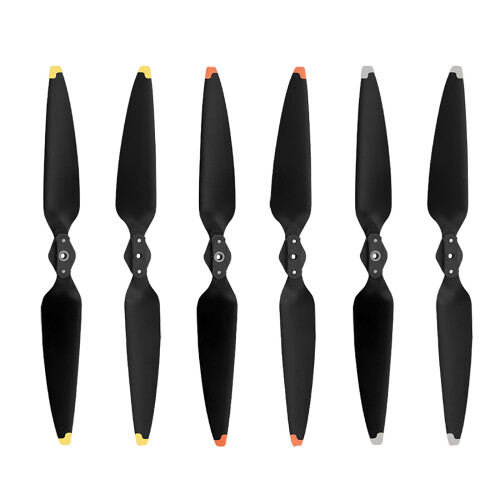 Replacement Low-Noise Folding Propeller Quick Release for Air 3 Drones Accessory 2 Orange 1