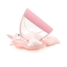 (Pink XL)Unicorn Child Swim Ring With Sun Protection For Toddlers Ecofriendly Pvc Activity Water