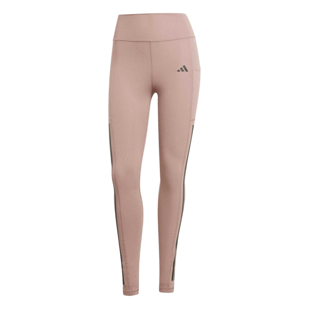 Adidas (6 Uk R, Clay) Womens/Ladies Optime Fitted Leggings