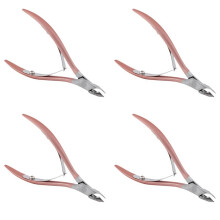 4X Nail Cuticle Pusher Tweezer Cutter Nipper Clipper Dead Skin Remover Manicure Art Grooming Tool Beauty Nail Pliers