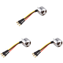 3X 2627 4200KV RC Brushless BLDC Out Runner Motor for Remote Control Model 300 400 Class Helicopter Boats