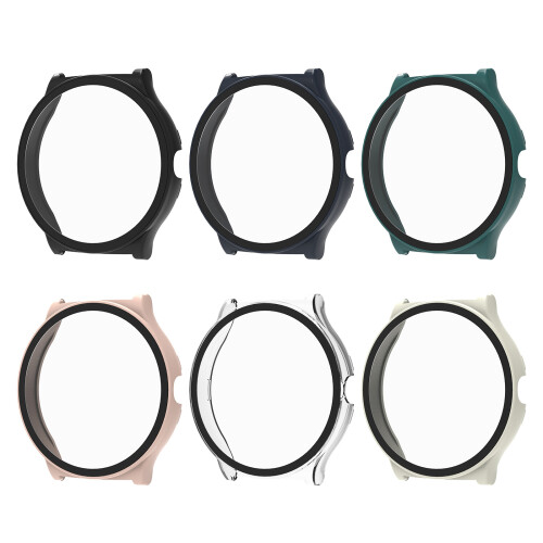 Watch Screen Protector Case with Tempered Glass Protective Cover for Solar Lite Black 1