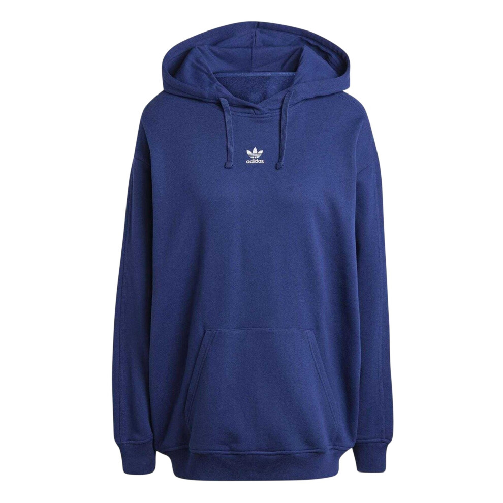 Adidas (8 Uk, Dark Blue) Womens/Ladies Essential French Terry Loose Fit Hoodie