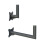 Adjustable Mounting Kit Long Wall Mount Roof Mount for Rectangular Satellite V2 A 3