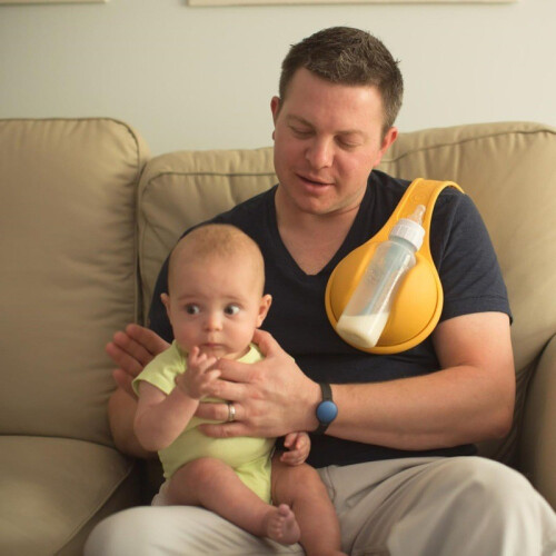 Silicone Baby Breastfeeding Device With Free Hand Support For Home Tool Use 1