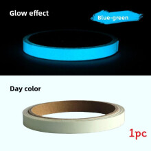 (Blue(1cm*3m)) Nightlight Glow Bright Tape Waterproof For Staircase Safety Home And Improvement